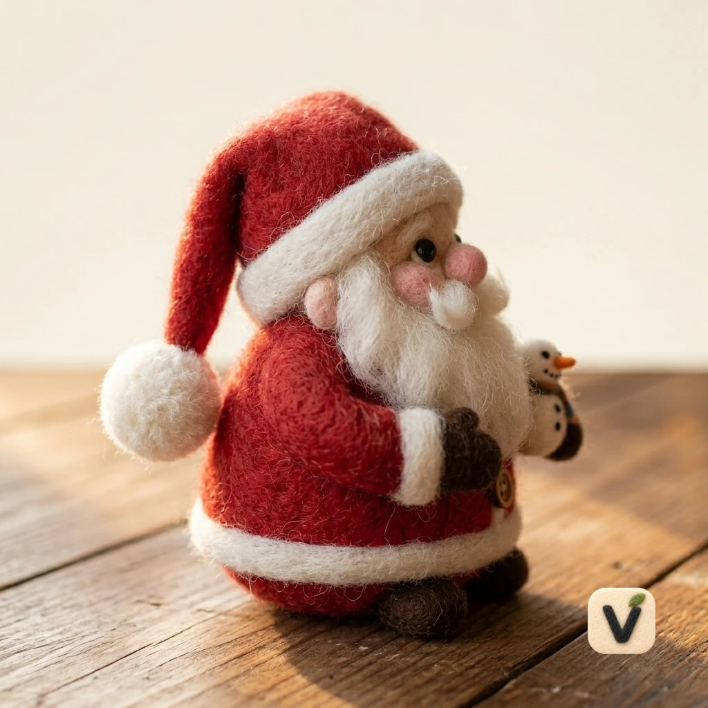 Santa with Snowman