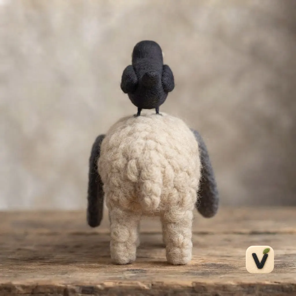 Sheep & Crow Felt