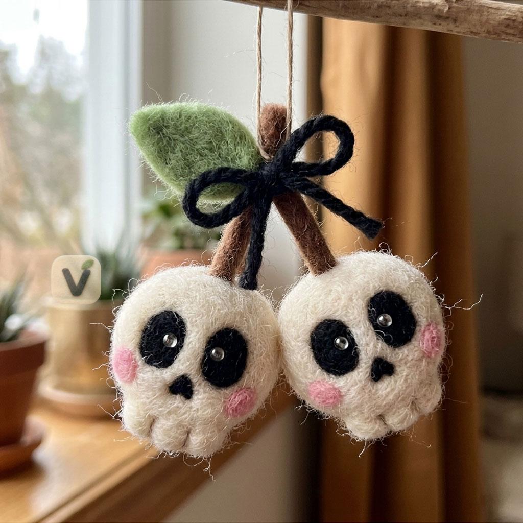 Halloween Felt Charms