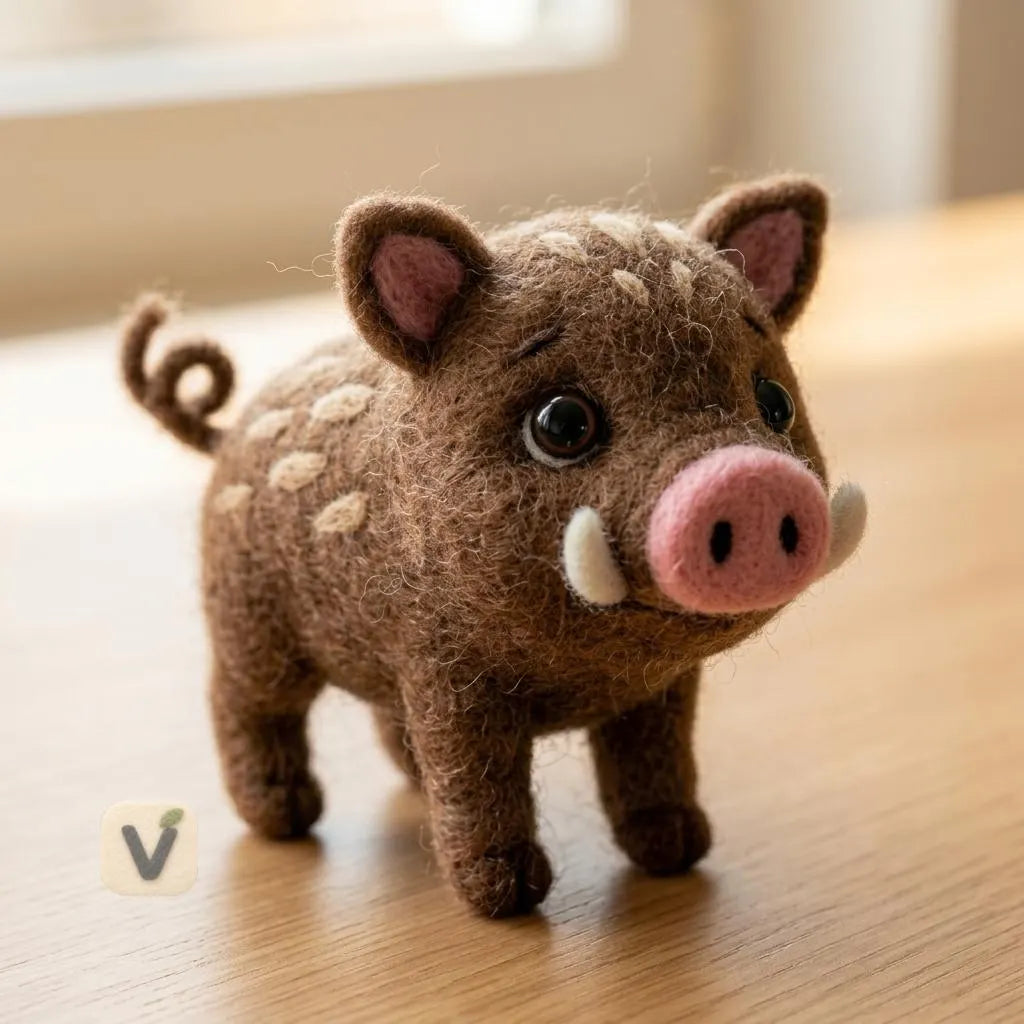 Speckled Wild Boar Figurine