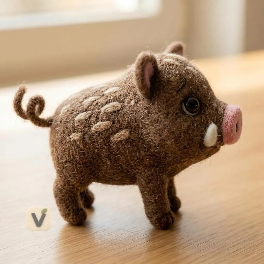 Speckled Wild Boar Figurine