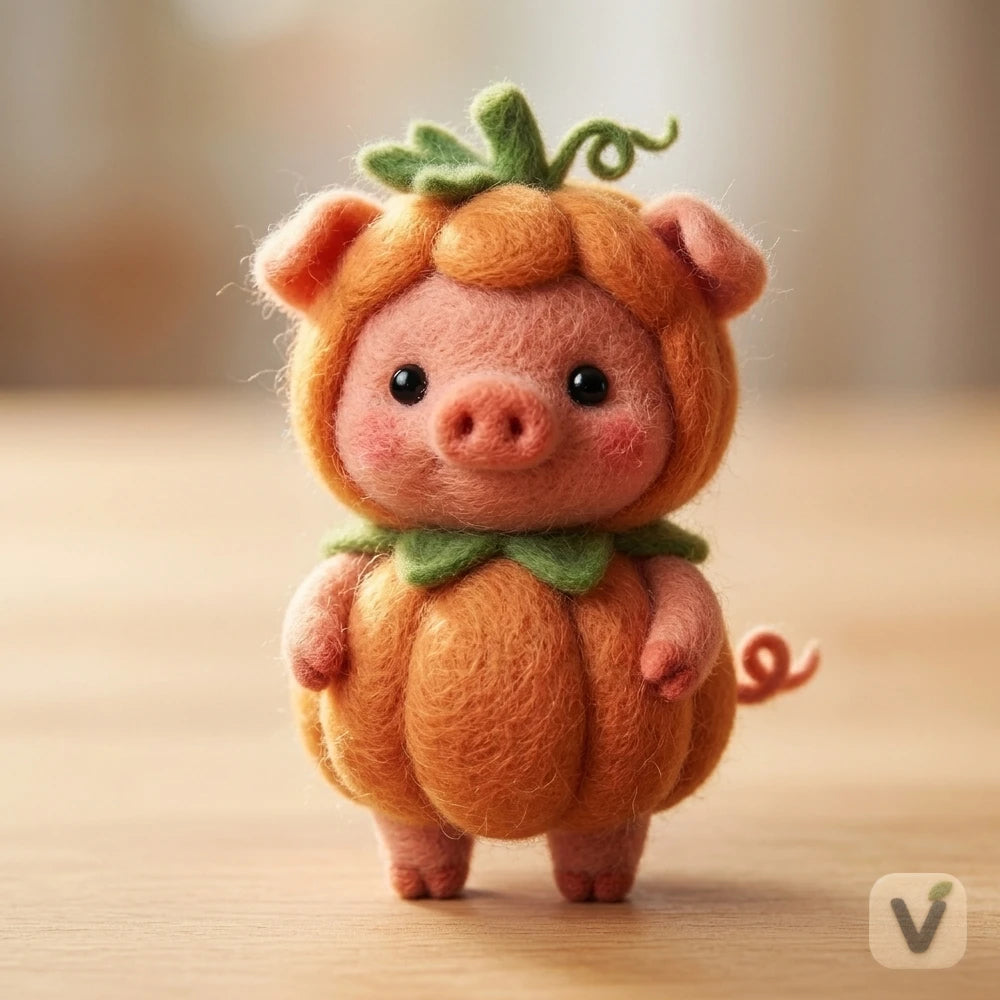 Spooky Piggy Pumpkin