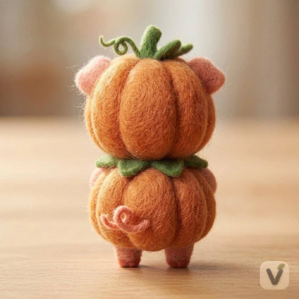 Spooky Piggy Pumpkin