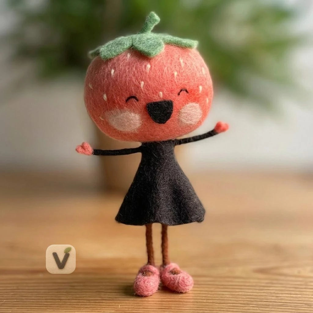 Strawberry Singer Figurine