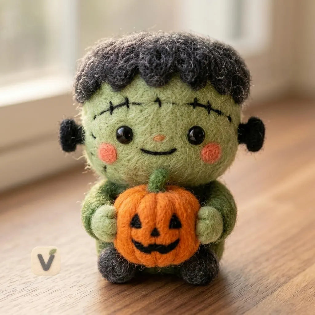 Sweet Frankie Pumpkin Figurine